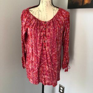 Red multicolor Lucky Shirt